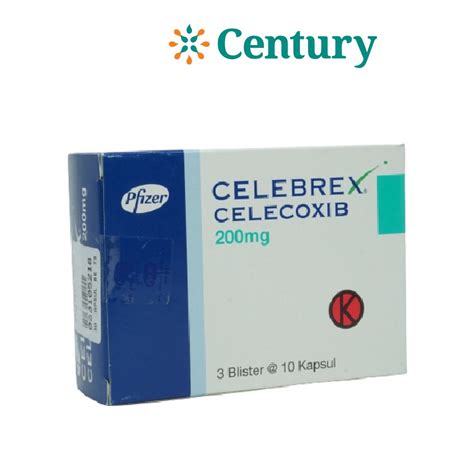 Jual Celebrex 200 Mg 1 Blister Isi 10 Kapsulcelecoxibrematikradang