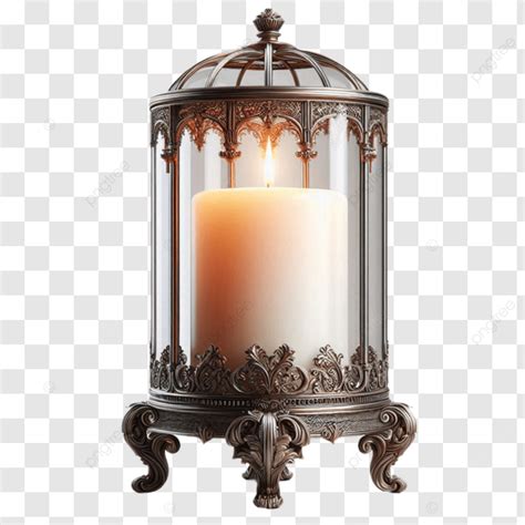 Vintage Lantern With A Candle, Vintage Lantern, Lantern PNG Transparent Image and Clipart for ...