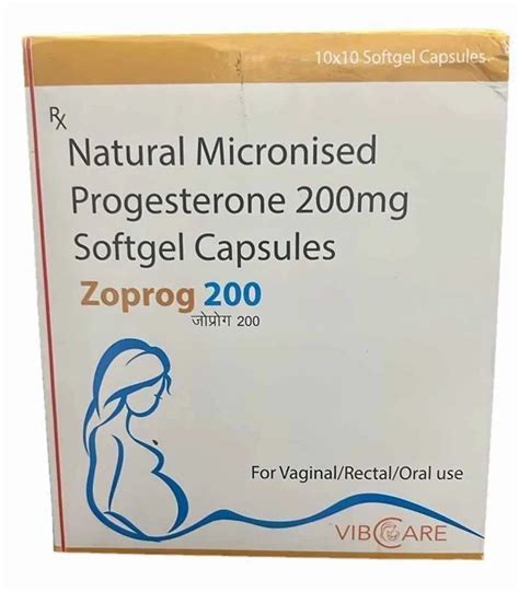 Natural Micronised Progesterone Mg Softgel Capsules Packaging Type