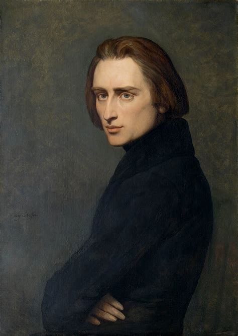 Franz Liszt Ary Scheffer Paris 1837 Classical Pianists