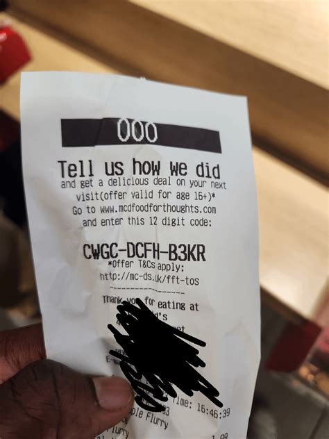 Got 000 On My Mcdonalds Receipt R Mildlyinteresting