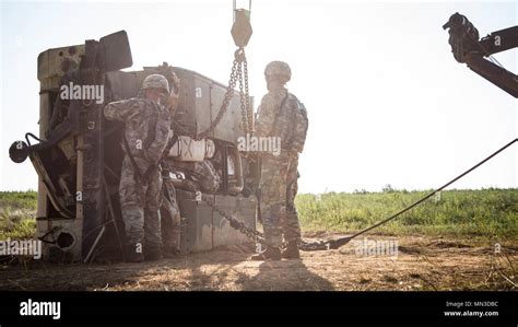 Us Soldiers Assigned To 264th Combat Sustainment Support Battalion