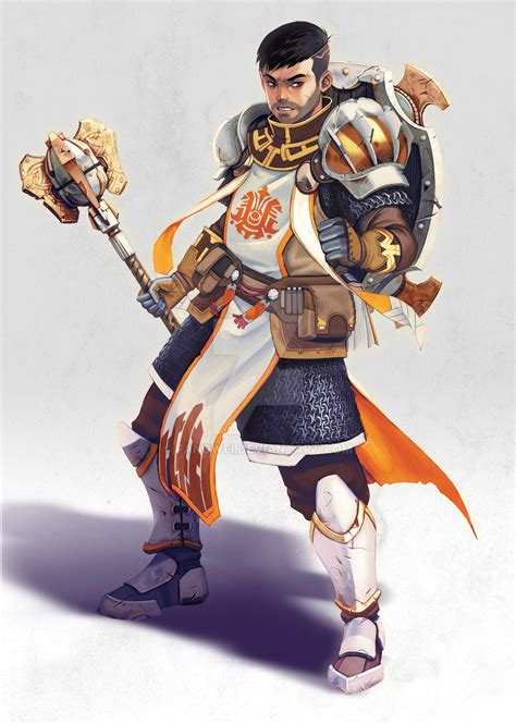 DND cleric character design by Fangwei on DeviantArt