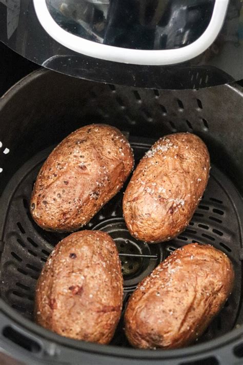 Microwave Then Air Fry Baked Potato