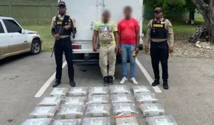 La DNCD Se Incauta De 284 Libras Marihuana Y Apresa Dos Hombres