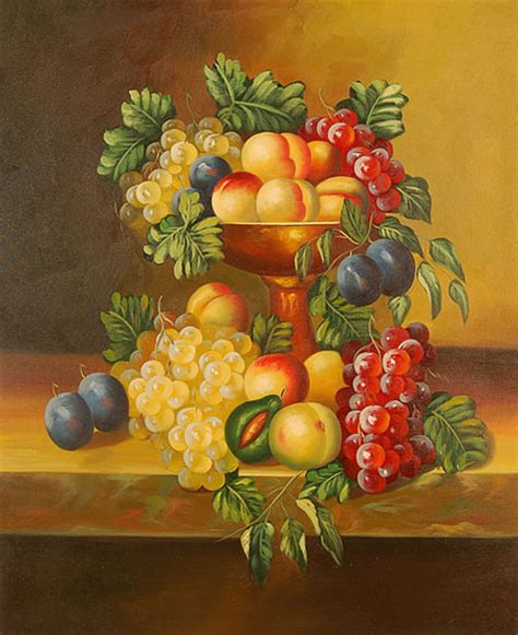 Quadro Natura Morta Con Frutta Di Picart Scuola Nature Morte Falso D