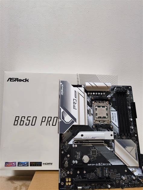 Yahooオークション Asrock B650 Pro Rs Ryzen 5 7500f セット Am5