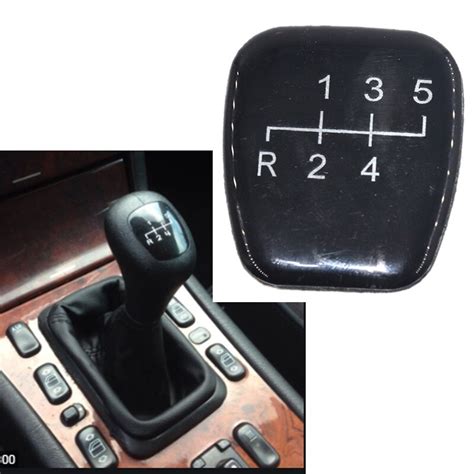 Speed Gear Knob Stick Badge Emblem Trim Cap Cover For Mercedes W C