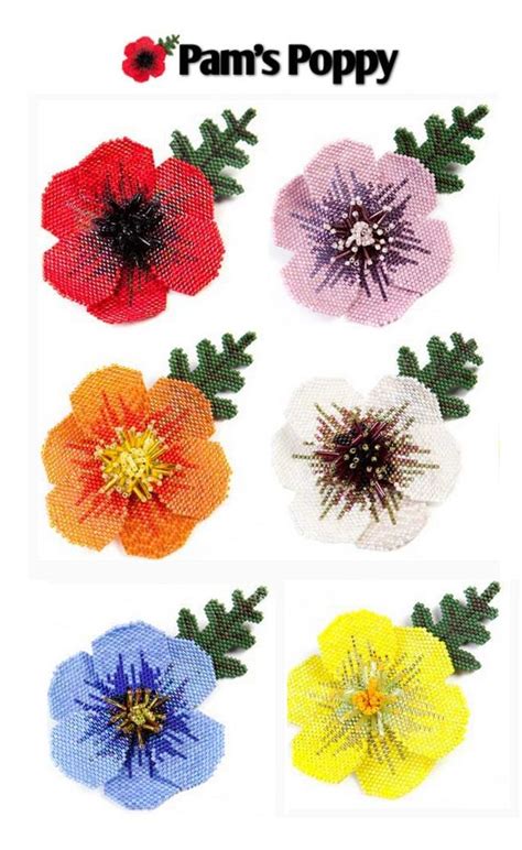 180 best Beaded Flower Patterns images on Pinterest | Bead patterns, Beading patterns and ...