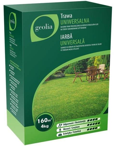 GEOLIA Trawa uniwersalna 4 kg GEOLIA - Ceny i opinie na Skapiec.pl