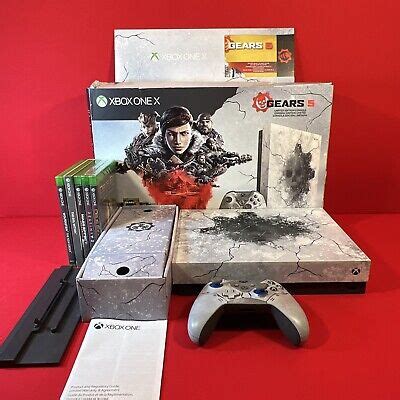 Microsoft Xbox One X 1TB Gears 5 Limited Edition Console Bundle Clean