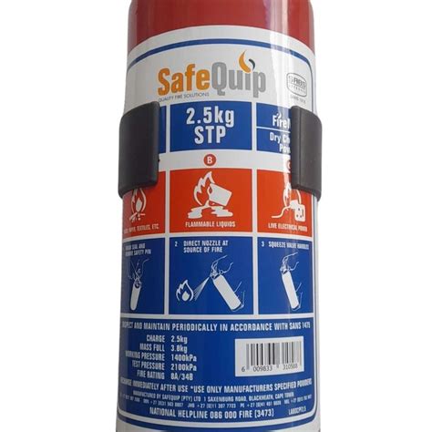 Dcp Fire Extinguisher With Month Service Label Big Sky Supplies