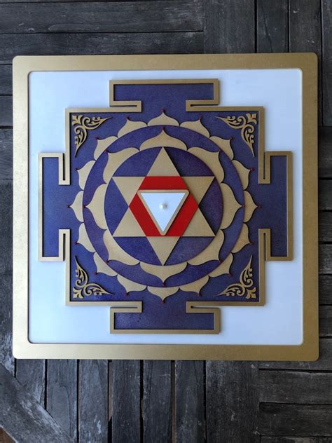 Matangi Yantra Wooden Sculpture 3D Blessed And Fully Activated Etsy