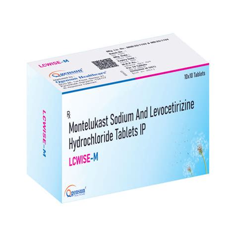 montelukast sodium  levocetirizine hydrochloride tablets ip  mg