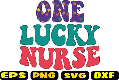 One Lucky Nurse Graphic By Fallensvgworld · Creative Fabrica