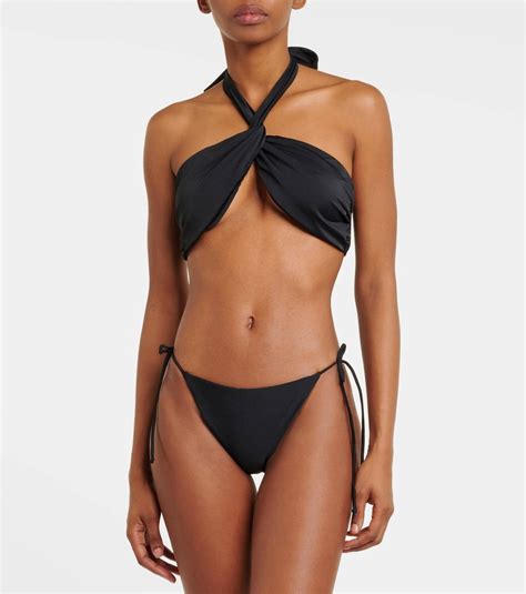 Jade Swim Ties Low Rise Bikini Bottoms Jade Swim