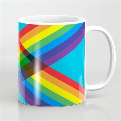 Crossing Rainbows Coffee Mug By Vrijformaat Vrijformaat Society6