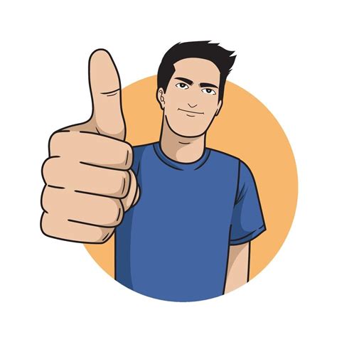 Thumbs Up Guy Vector Art, Icons, and Graphics for Free Download