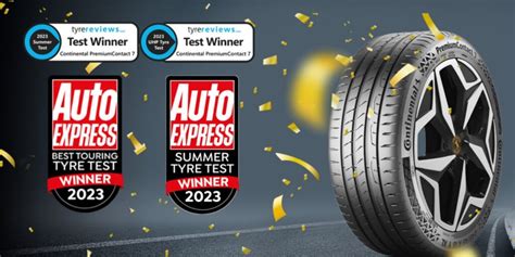 Continental Premiumcontact Wins Auto Express Summer Tyre Test