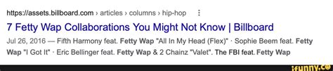 Articles Columns Hip Hop Petty Wap Collaborations You Might Not