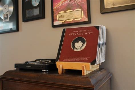 Vinyl Record Album Display Storage Rack low Front - Etsy