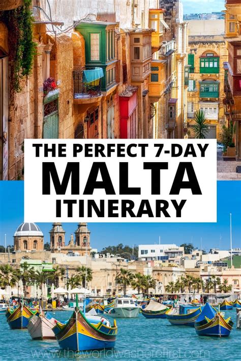 The Perfect 7 Day Malta Itinerary The World Was Here First