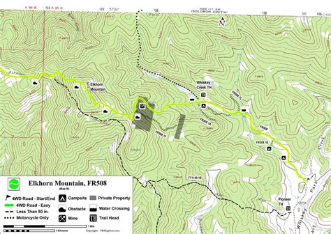 Elkhorn Montana Map