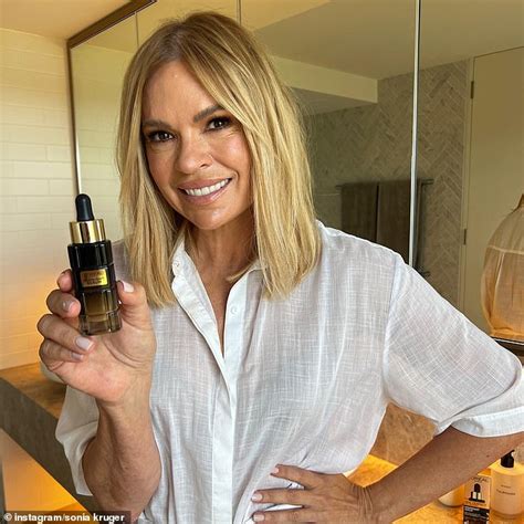 Sonia Kruger Shows Off Her Incredible Figure In A Skimpy Pink Bikini Daily Mail Online