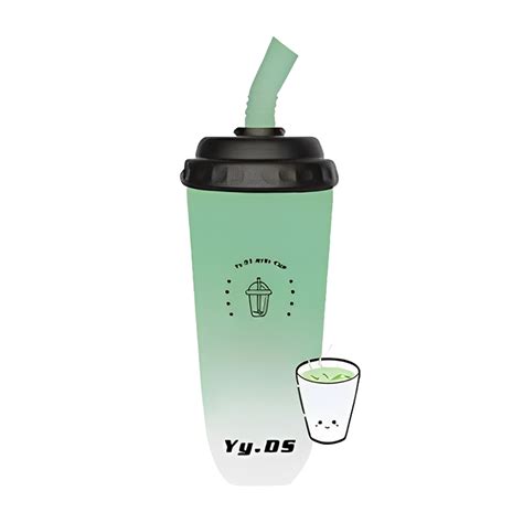 Founs Mini Milk Tea Cup Disposable Puffs Jasmine Longjing