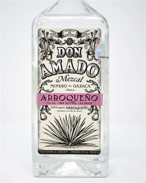 Don Amado Arroqueno Mezcal Ml Princeville Wine Market