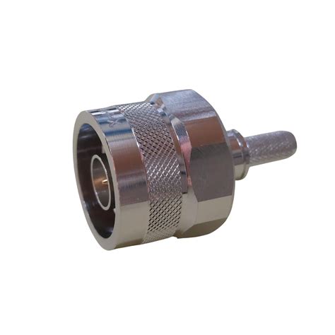 EZ 195 NF BH X N Female Bulkhead Crimp Connector For LMR 195 Cable