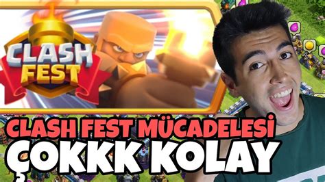 CLASH FEST MÜCADELESİ 3 YILDIZ NASIL ALINIR CLASH OF CLANS YouTube