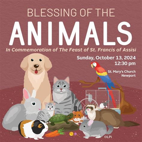 Oct 13 | Blessing of the Animals at St. Mary's Church | Newport, RI Patch