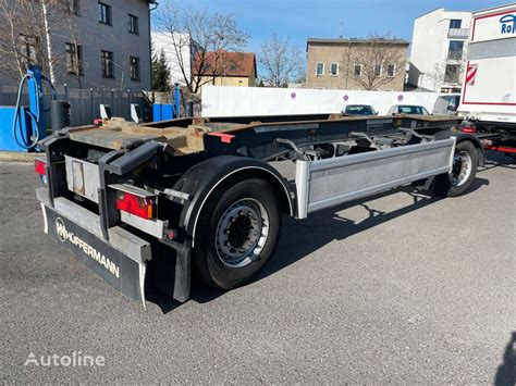 Hüffermann HSA container chassis trailer for sale Germany Hennigsdorf