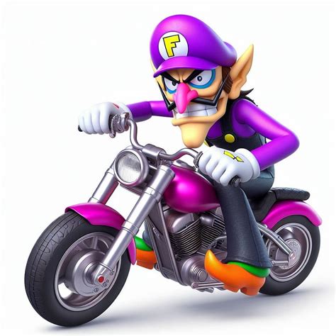 Biker Waluigi By Blqckheart On Deviantart