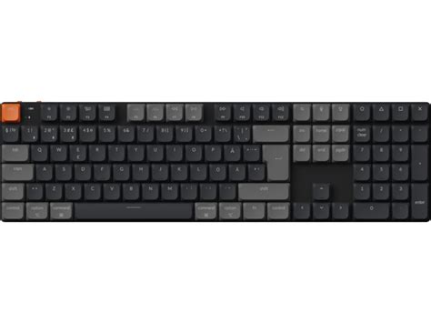 Keychron K V RGB Aluminium Hot Swap QMK Low Profile Red trådlös tangentbord