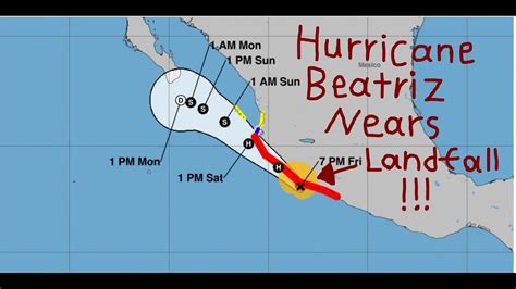 Hurricane Beatriz Nears Landfall In Mexico Latest Update Youtube