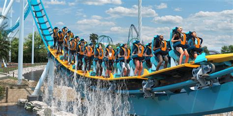 Seaworld Orlando S All New Pipeline The Surf Coaster Now Officially Open