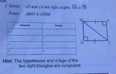 Learning Task 3 Directions Write The Complete Proof Of The Given