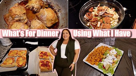 New Quick And Easy Pantry Clean Out Meals What S For Dinner On A Budget Jillian Dimarco Youtube