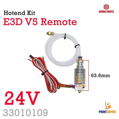 3D Printer Part E3D V5 Remote Hotend kit 24V Hot End Kit อะไหลชดหวพมพ Shopee Thailand