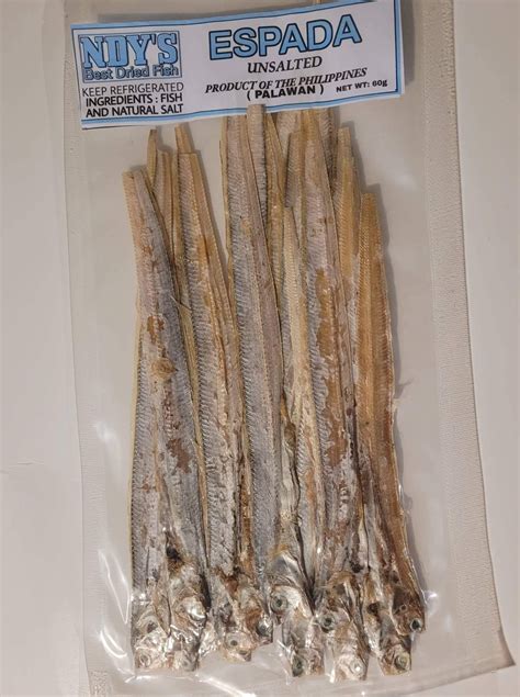 DRIED ESPADA ( BELT FISH ) | Inday Organic Dried Fish