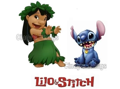 Lilo And Stitch T Shirt Iron On Transfer X X X Light Fabric