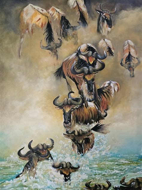 The Great Migration: Nature's Journey Painting by Steve