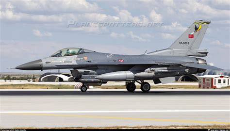 91 0001 Turkish Air Force General Dynamics F 16C Photo By Radim