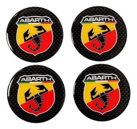 Adesivo Emblema Resinado Centro Roda Abarth Mm Mercadolivre