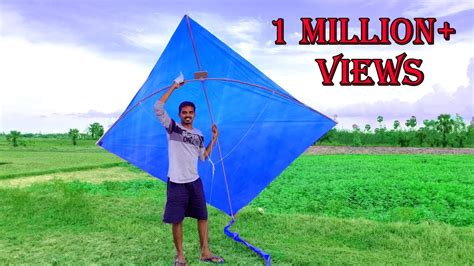 Giant Kite Making And Flying Kite Flying Above 300 Meters 6 6 Feet