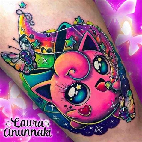 Pokemon Tattoo By Laura Anunnaki Dope Tattoos Badass Tattoos Body Art