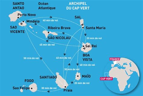 cap vert carte • Voyages - Cartes