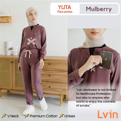 Jual Lvin Flex V Yuta Baju Oka V Neck Lengan Panjang Baju